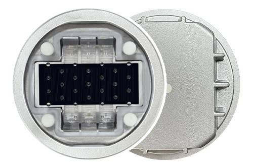 Lik136 Solar Road Stud – Compact 40-Ton Embedded Marker | High-Transparency PC Lens | IP68 Solar Cat Eye