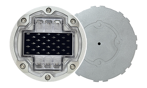 Lik143 Solar Road Stud – 60-Ton Load | High-Brightness PC Lens | IP68 Embedded LED Road Marker