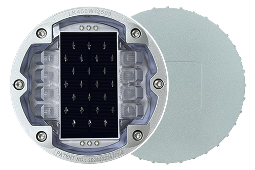 Lik450 Solar Road Studs – Cast Aluminum | 80-Ton Load Bearing | IP68 Waterproof | Five Light Colors
